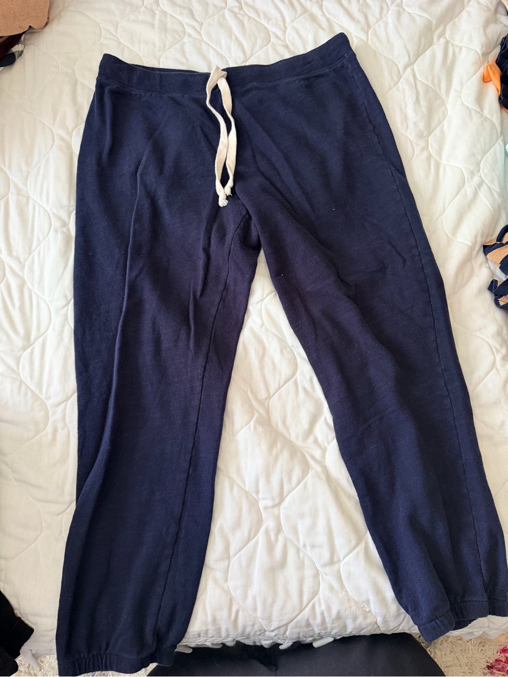 J. Crew Navy Knit Drawstring Lounge Pants